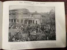 Royalty: Hardback edition of The Queen's Empire, 1899 published by Cassell, with fold-out map (