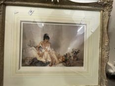 Limited Edition Prints: 20th cent. Sir William Russell Flint (1880-1969) 282/753, WRF blind stamp,