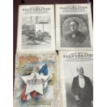 America: 24 Frank Leslie's Illustrated Newspaper, large size, 1890-91, with covers (3), probably