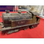 Toys: Bowman tinplate '0' gauge Loco-LNER livery, spirit driven. NB. Not for use collectors item