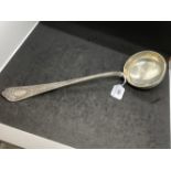 Norwegian Silver: Ladle marked D. Anderson 830 1900 with engraved date to handle 20-5-04. Approx.