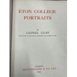 Books: Lionel Cust, large size hardback edition of 'Eton College Portraits', by Spottiswoode