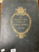 Books: 1901 first edition Some Architectural Works of Inigo Jones, Honore Daumier 1946, Japanese