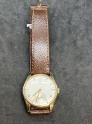 Watches: Gold Omega 1965 men's automatic inscribed 'Presented to G.C. Tarbutt 42 Years Service