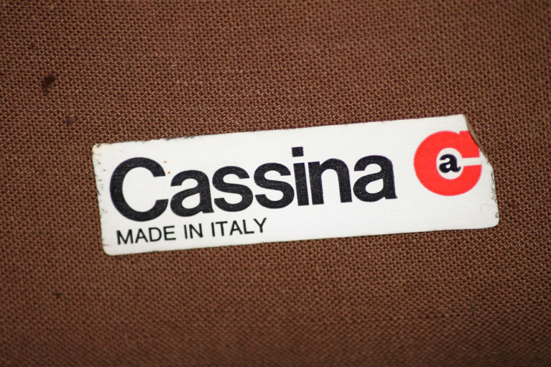 Sitzgruppe, 'Cassina', made in Italy, Modell: Maralunga, - Bild 4 aus 5