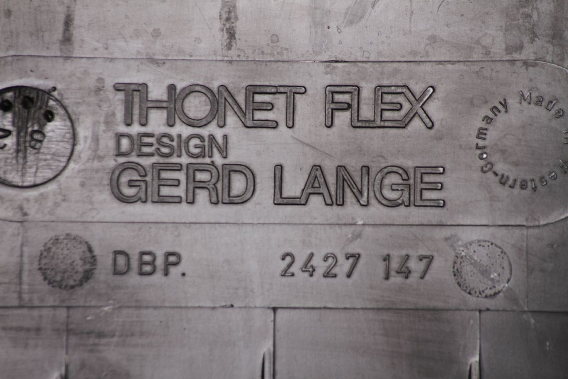 Stuhl, 'Thonet', made in Western Germany, Modell: Flex - Bild 2 aus 2