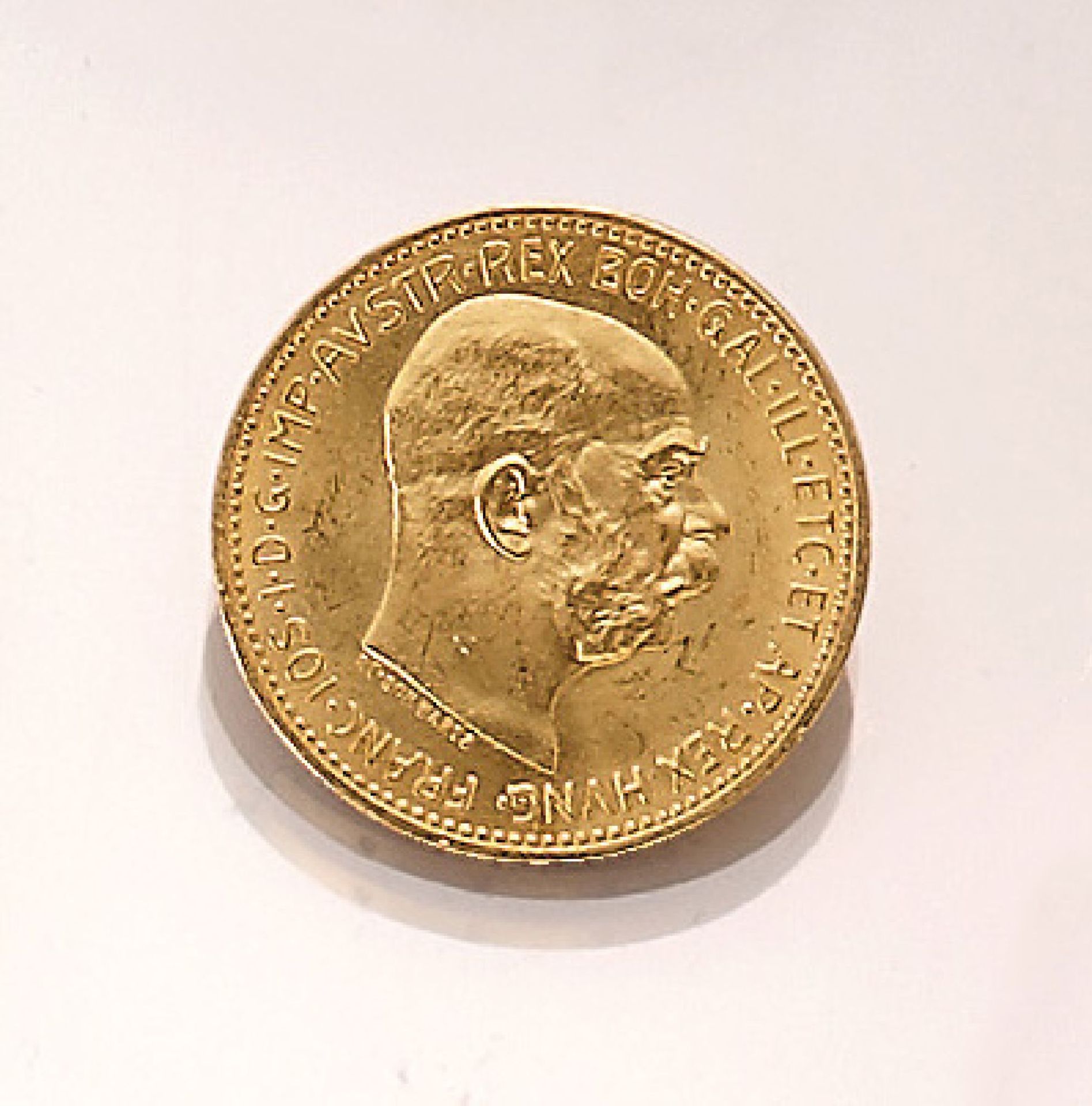 Goldmünze, 20 Kronen, Österreich-Ungarn, 1915, Franz