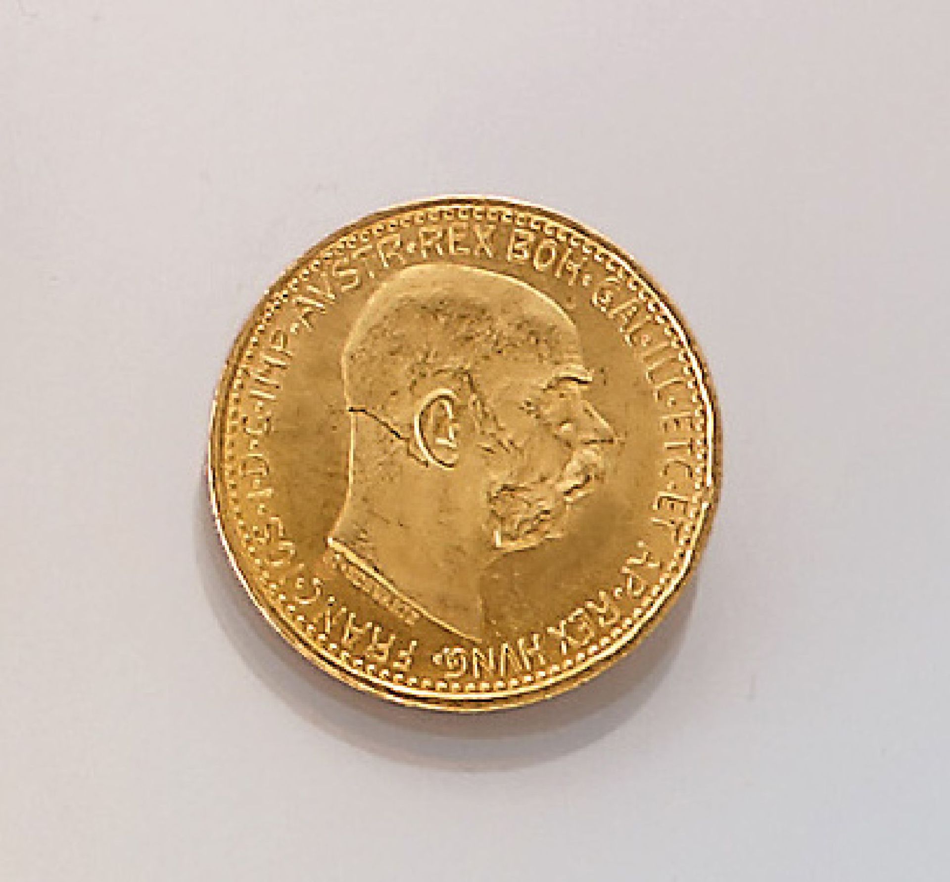 Goldmünze, 10 Kronen, Österreich-Ungarn, 1912, Franz