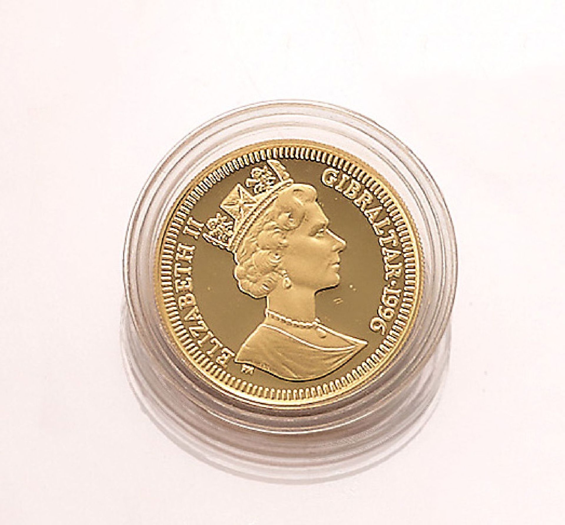 Goldmünze, 70 Ecus, Gibraltar, 1996, Elizabeth II.,