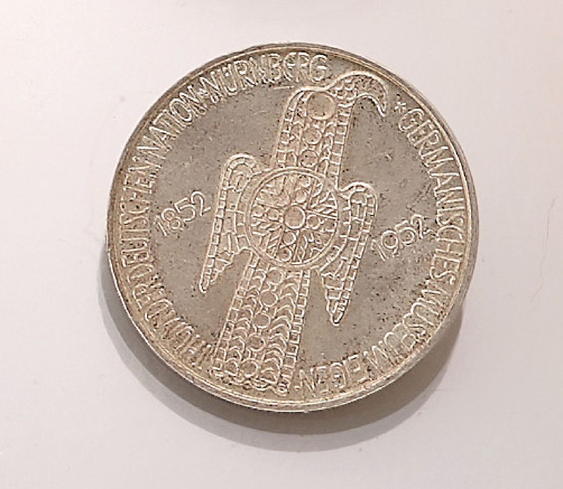 Silbermünze, 5 Mark, Deutschland, 1952, Germanisches