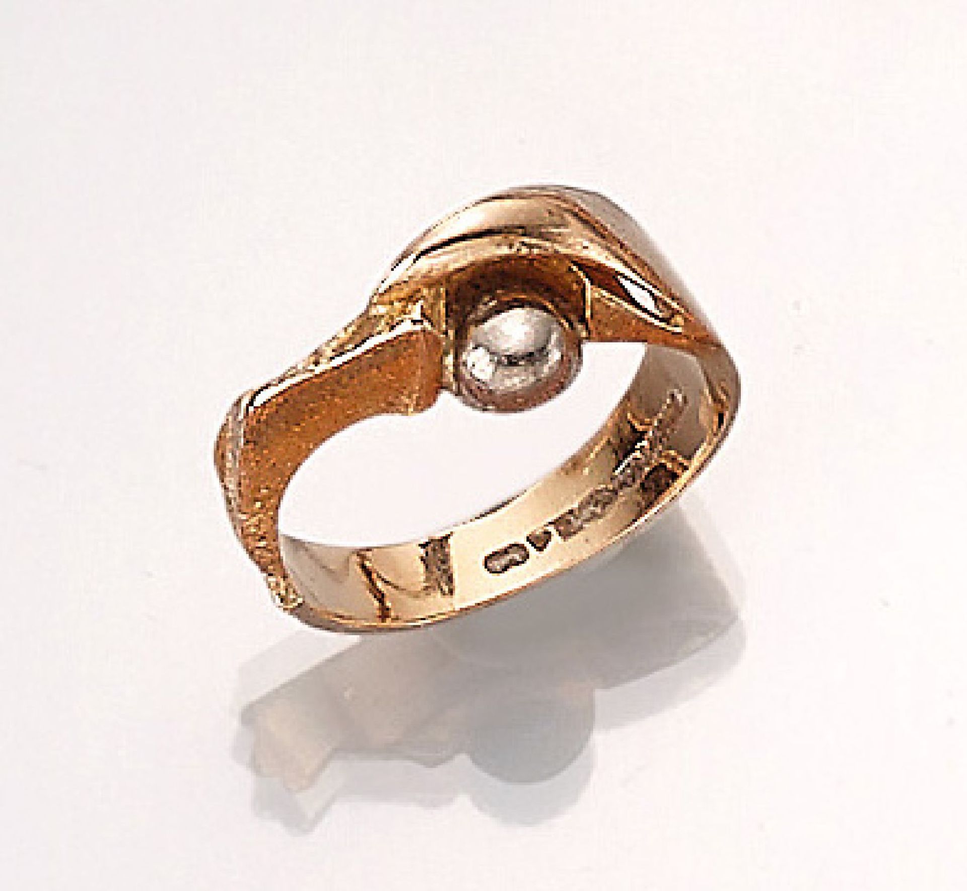 14 kt Gold LAPPONIA Ring, GG 585/000, typ. Design,