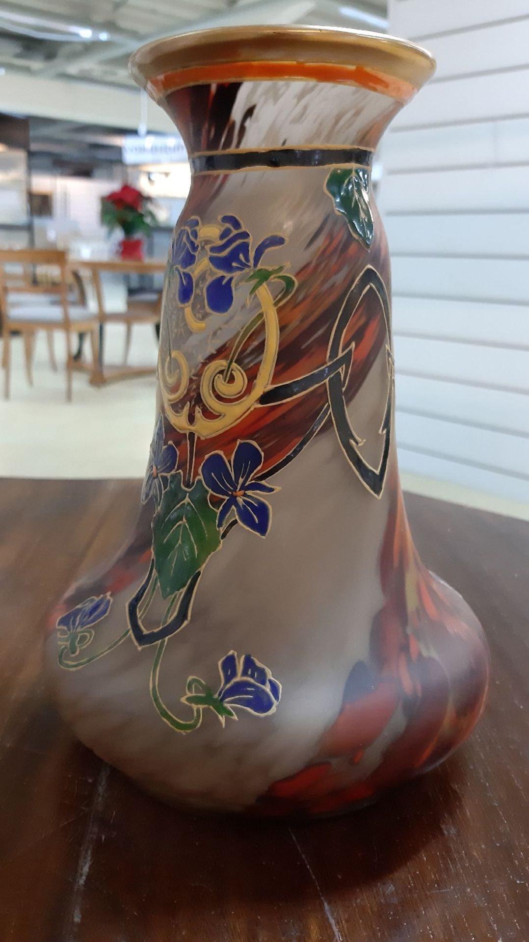 Vase, Frankreich, Legras, 1920er Jahre, Schichtglas mit - Bild 2 aus 6