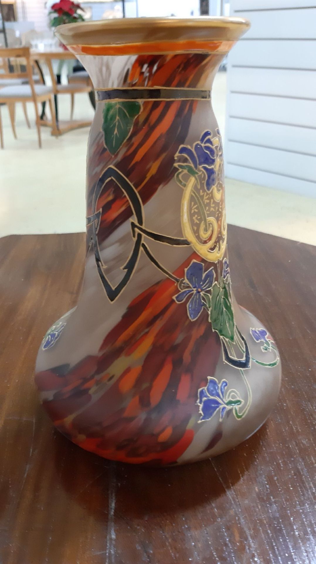 Vase, Frankreich, Legras, 1920er Jahre, Schichtglas mit - Bild 6 aus 6