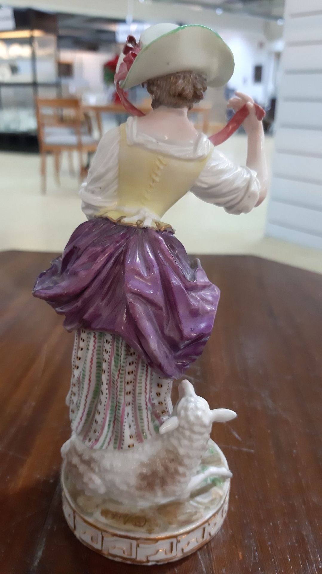 Porzellanfigur, Meissen, um 1800, Marcolinizeit, Entwurf - Bild 5 aus 7