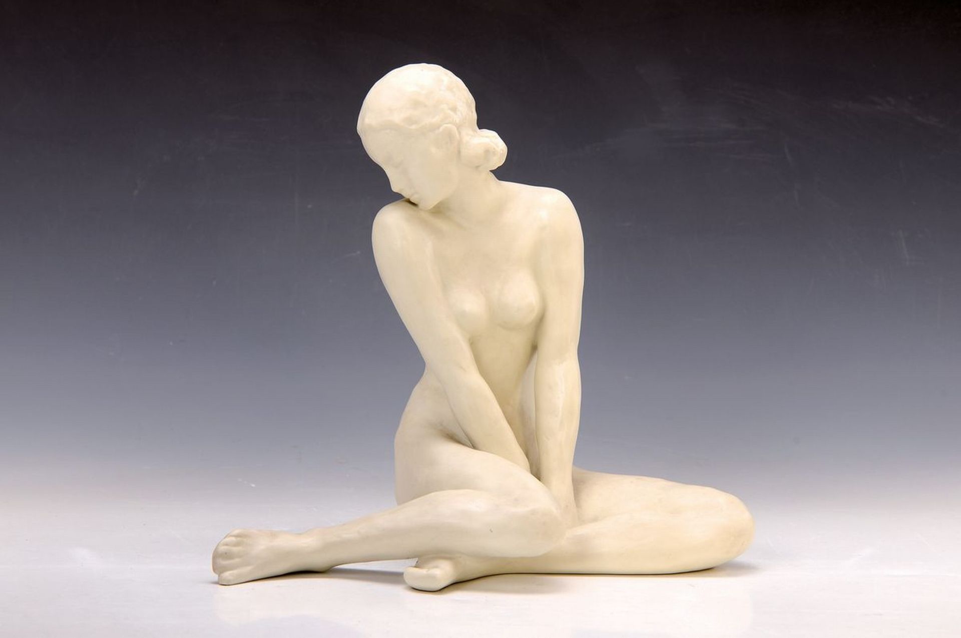 Porzellanfigur, Rosenthal, Entwurf Fritz Klimsch, 'die