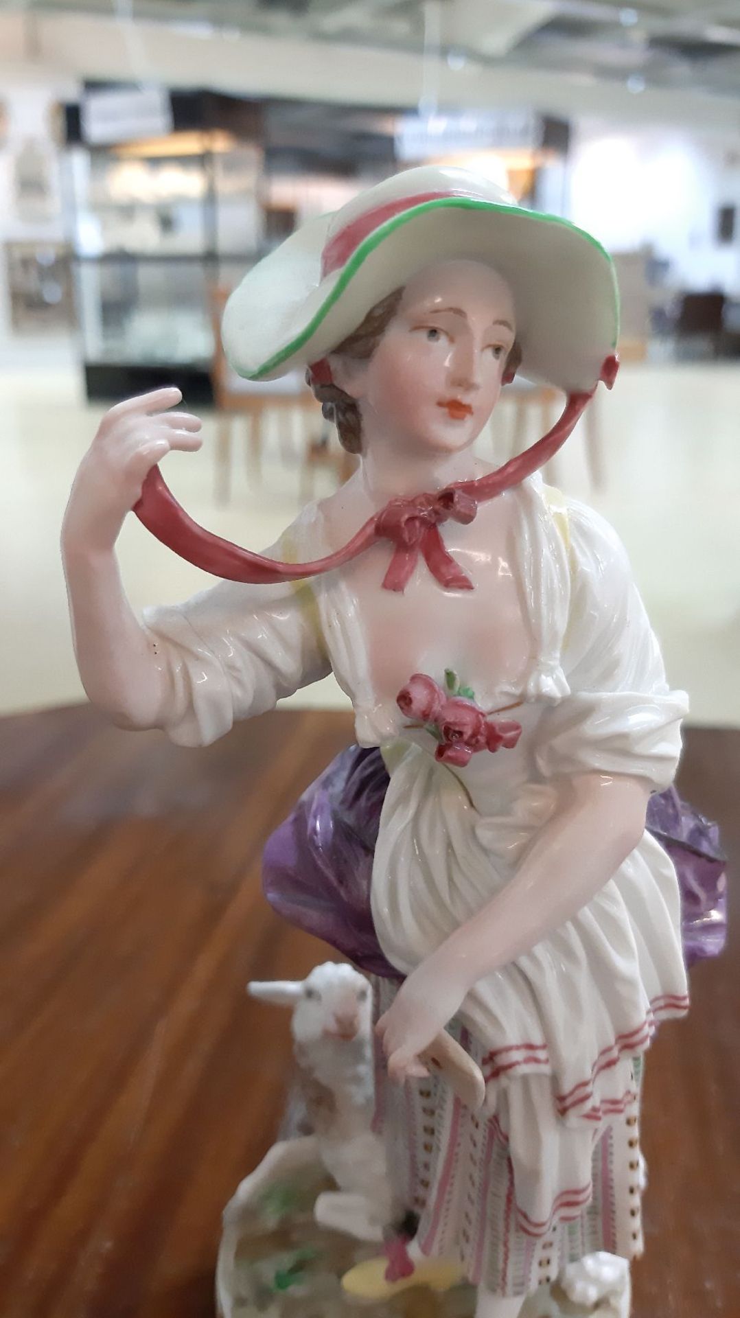 Porzellanfigur, Meissen, um 1800, Marcolinizeit, Entwurf - Bild 3 aus 7