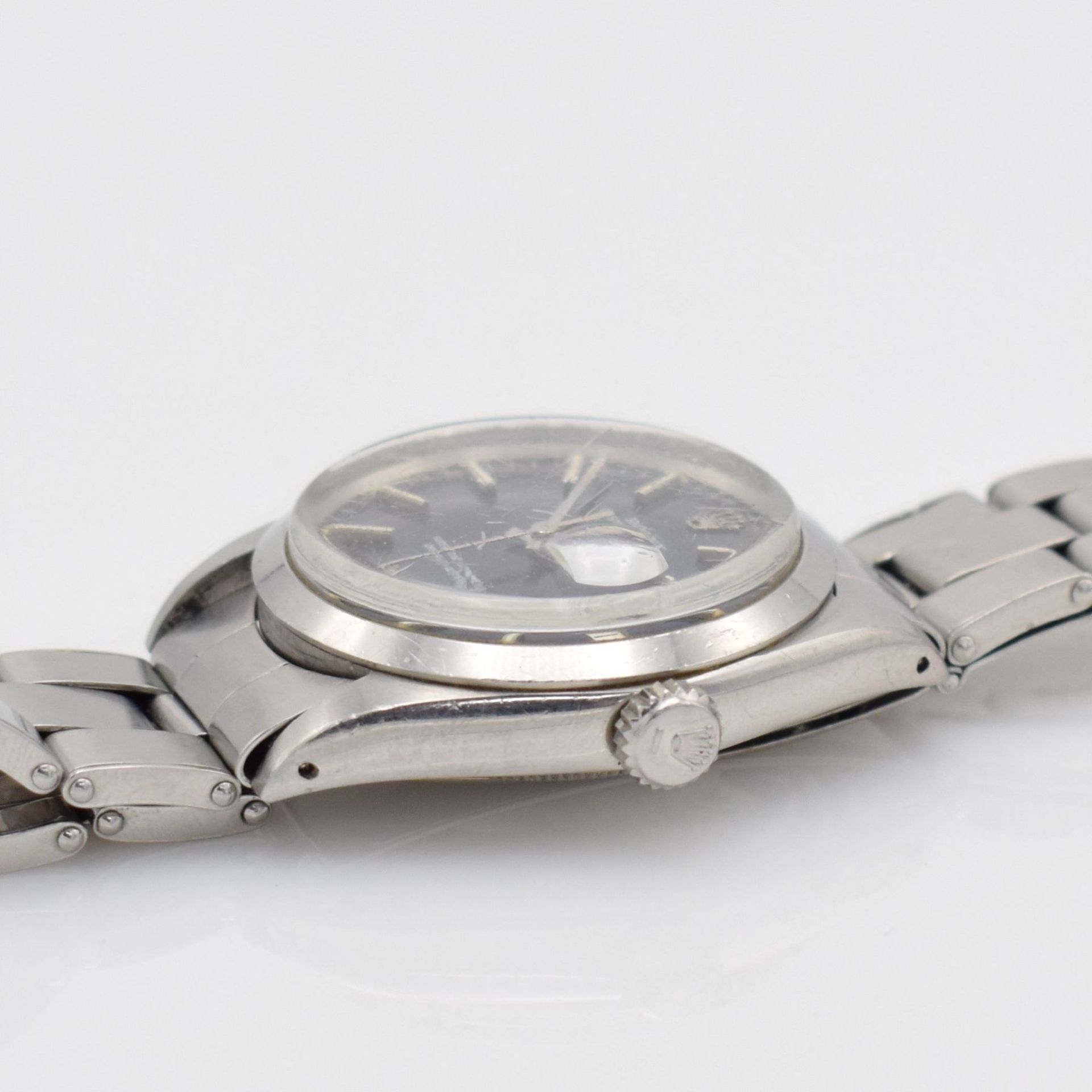 ROLEX Oyster Perpetual Date Ref. 1500 Herrenarmbanduhr mit - Bild 8 aus 13