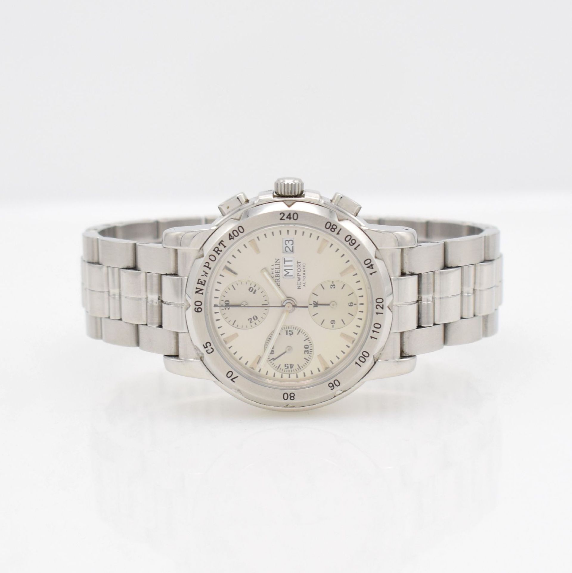 MICHEL HERBELIN Newport Herrenarmbanduhr mit Chronograph,