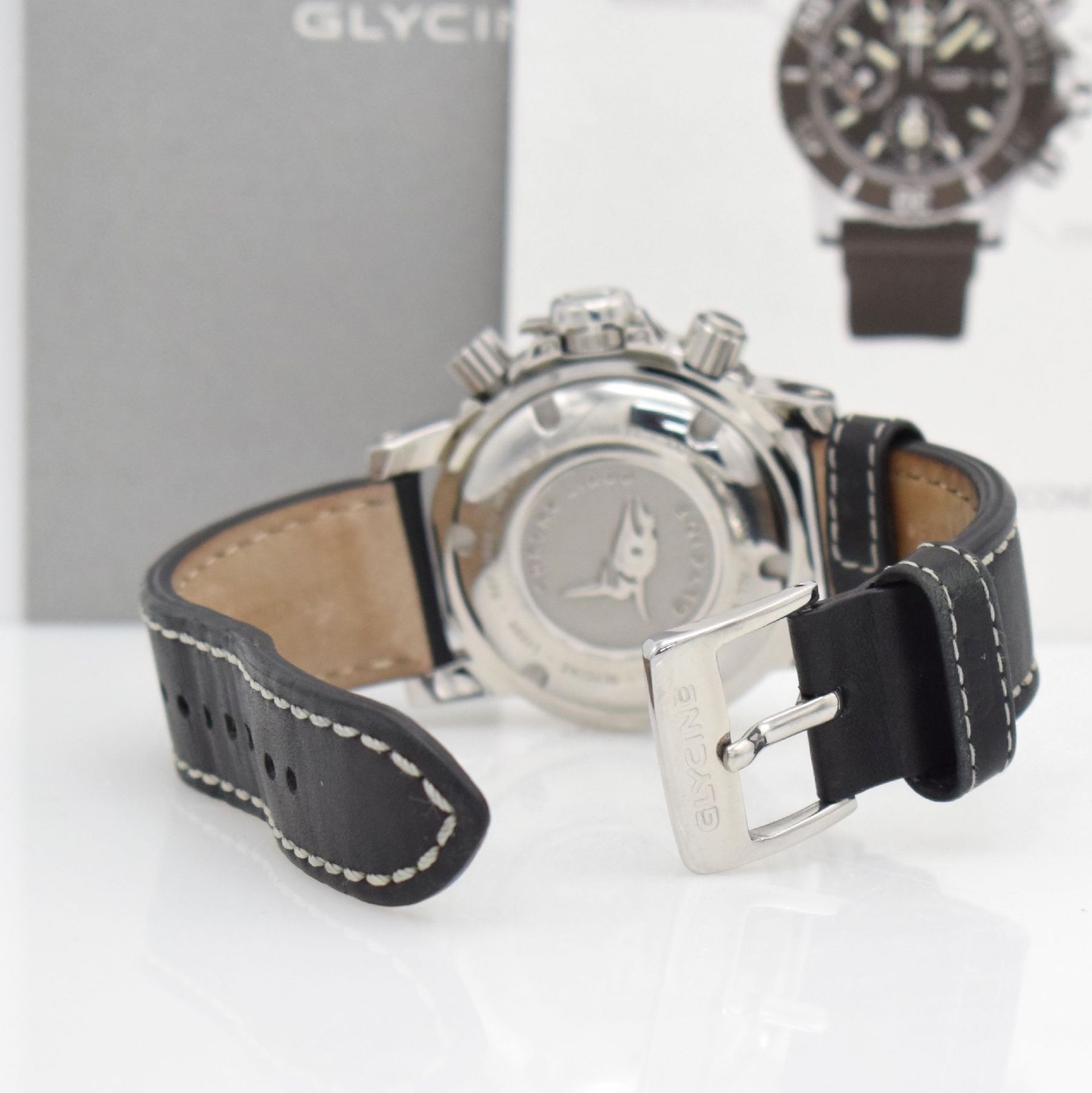 GLYCINE Lagunare große Herrenarmbanduhr mit Chronograph, - Bild 5 aus 8