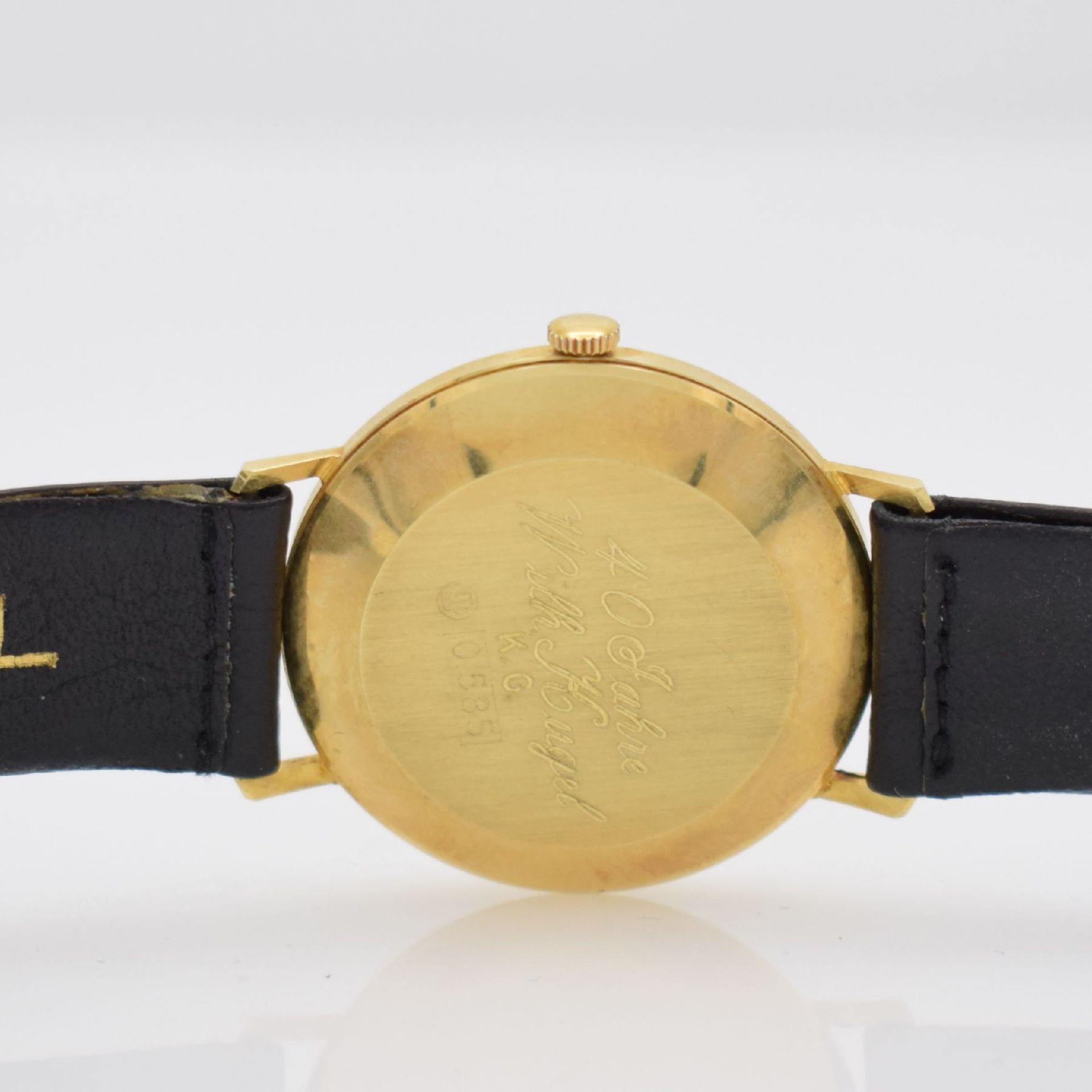 PREDIAL Herrenarmbanduhr in GG 585/000, Schweiz um 1970, - Image 5 of 7