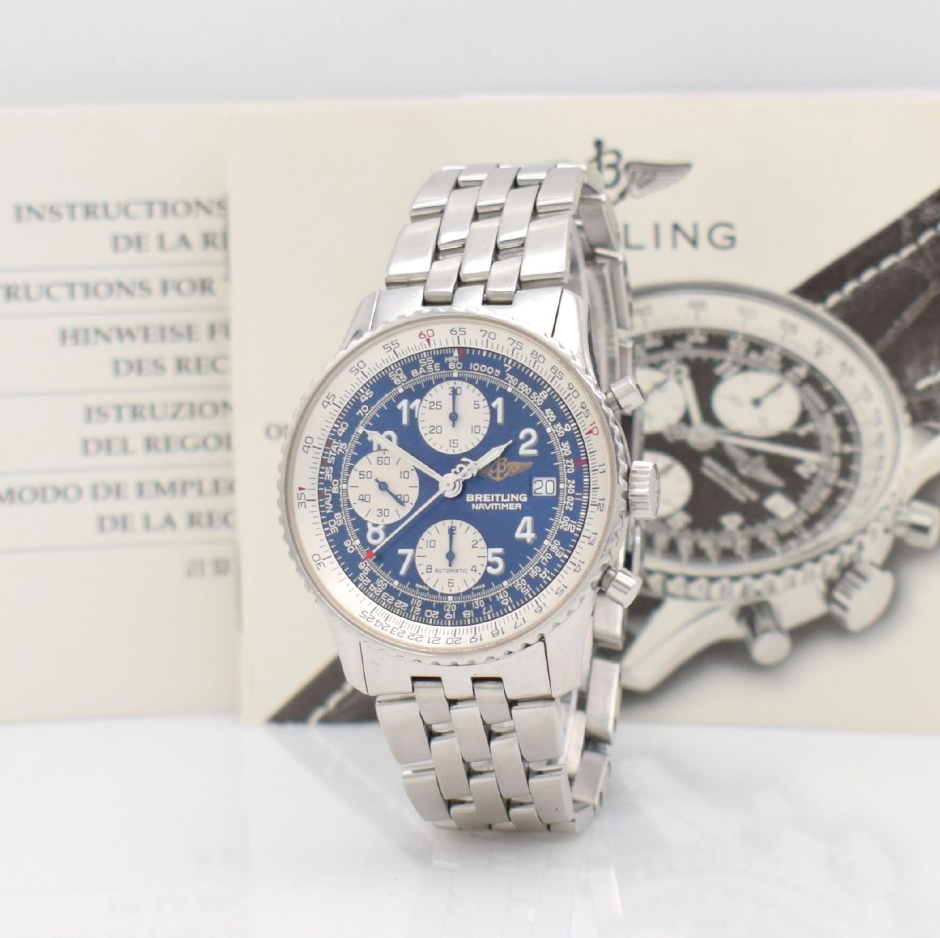 BREITLING Navitimer Herrenarmbanduhr mit Chronograph Ref. - Bild 3 aus 12