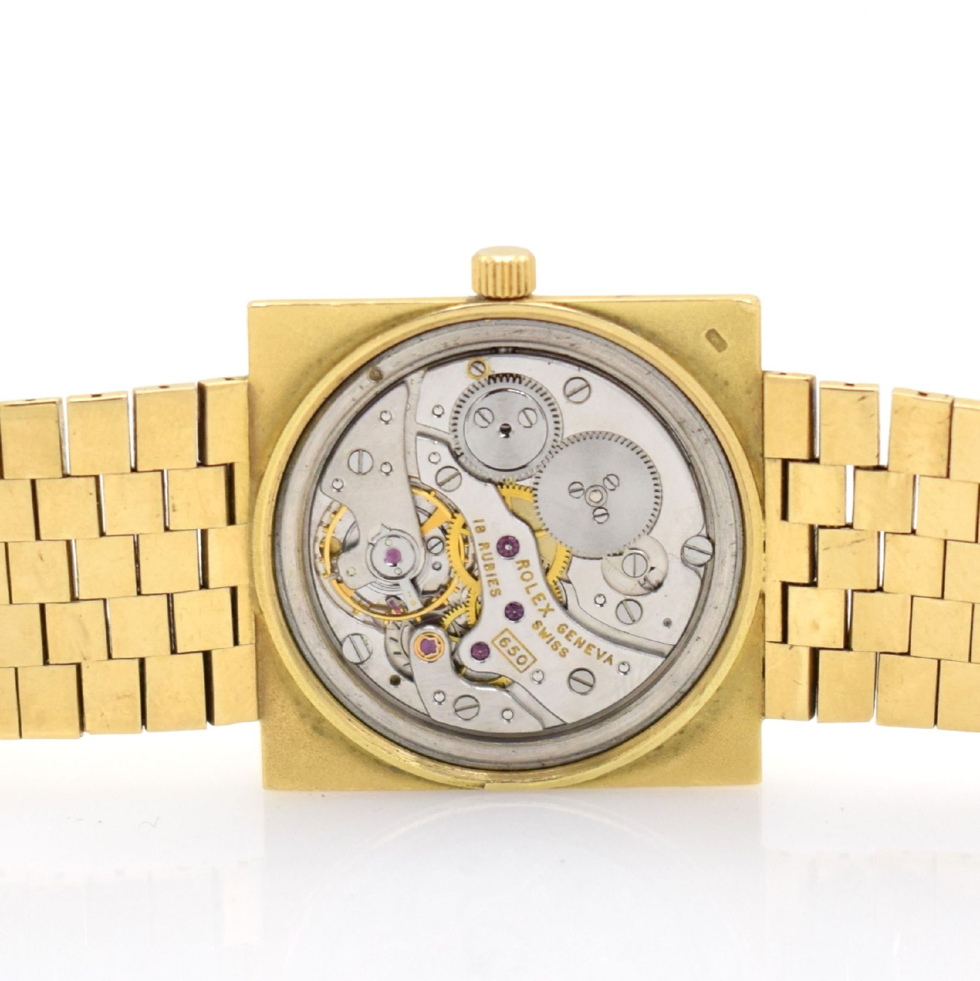 ROLEX Armbanduhr in GG 750/000 Referenz 9878, Schweiz um - Bild 8 aus 9