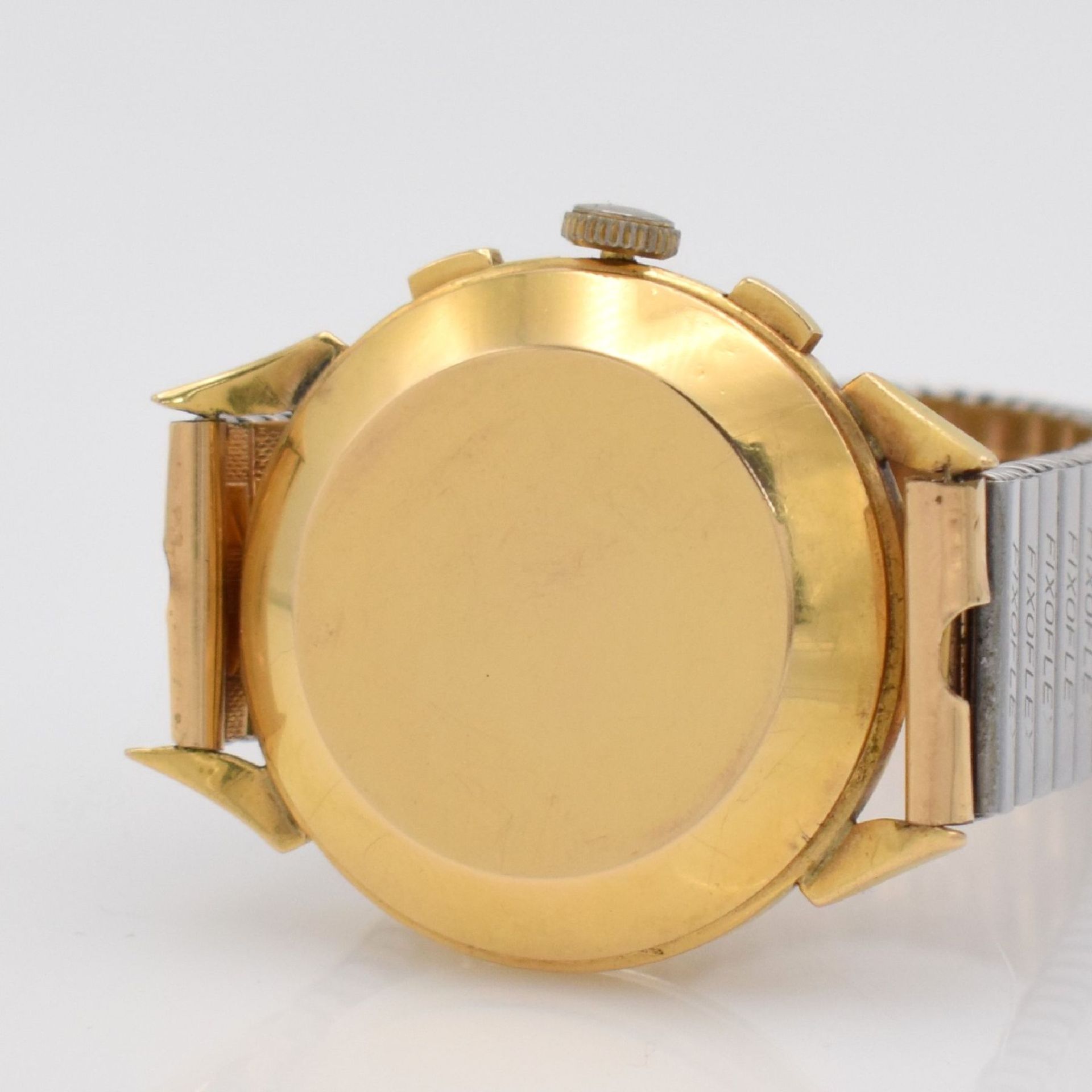 MILDIA Herrenarmbanduhr mit Chronograph in RG 750/000, - Image 5 of 7