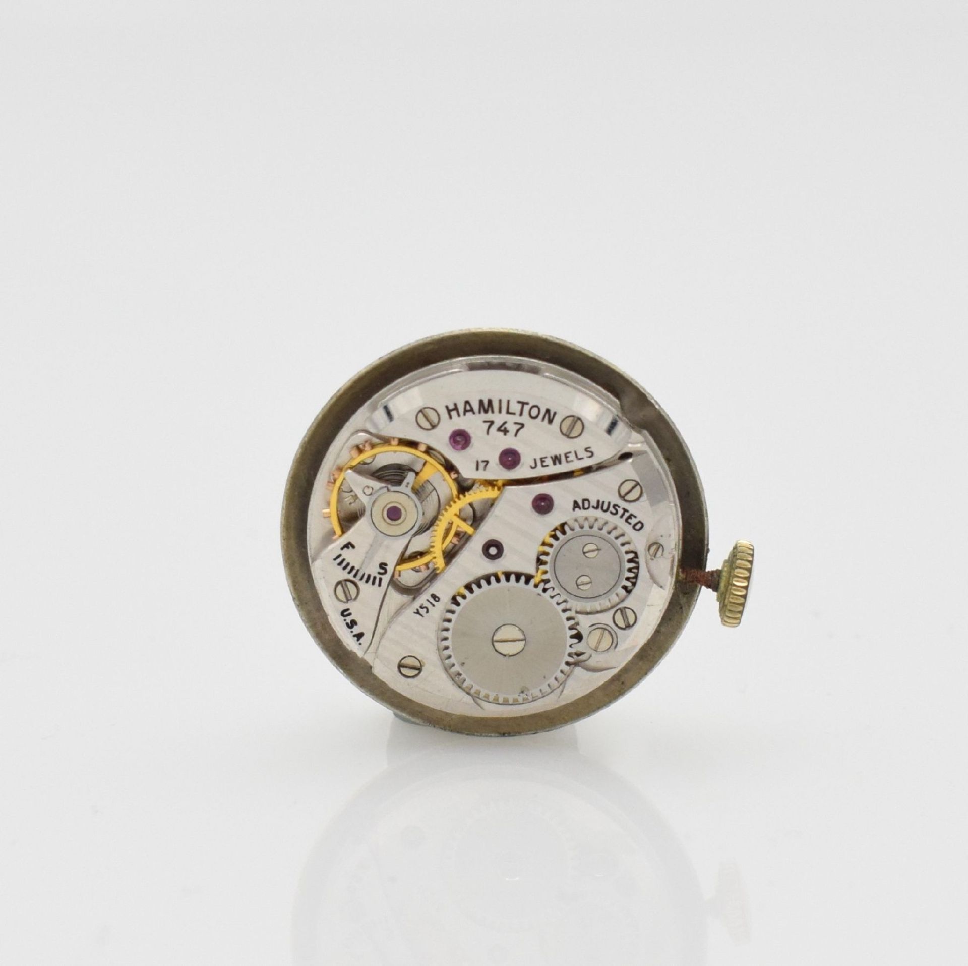 HAMILTON Armbanduhr in GG 585/000, USA um 1947, - Bild 6 aus 7