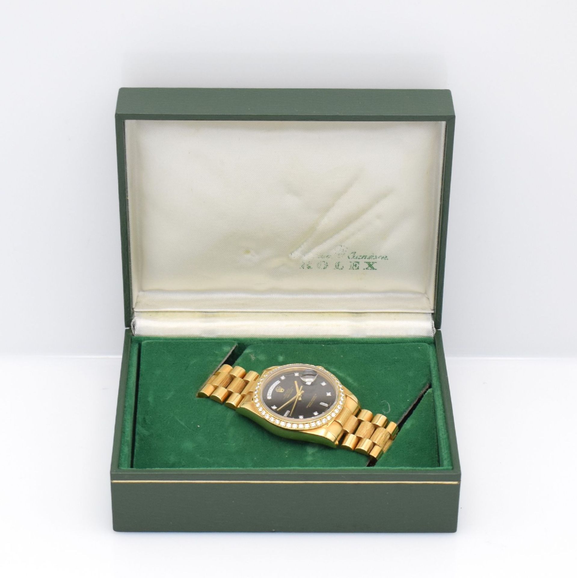 ROLEX Oyster Perpetual Day-Date Herrenarmbanduhr in GG - Image 10 of 10