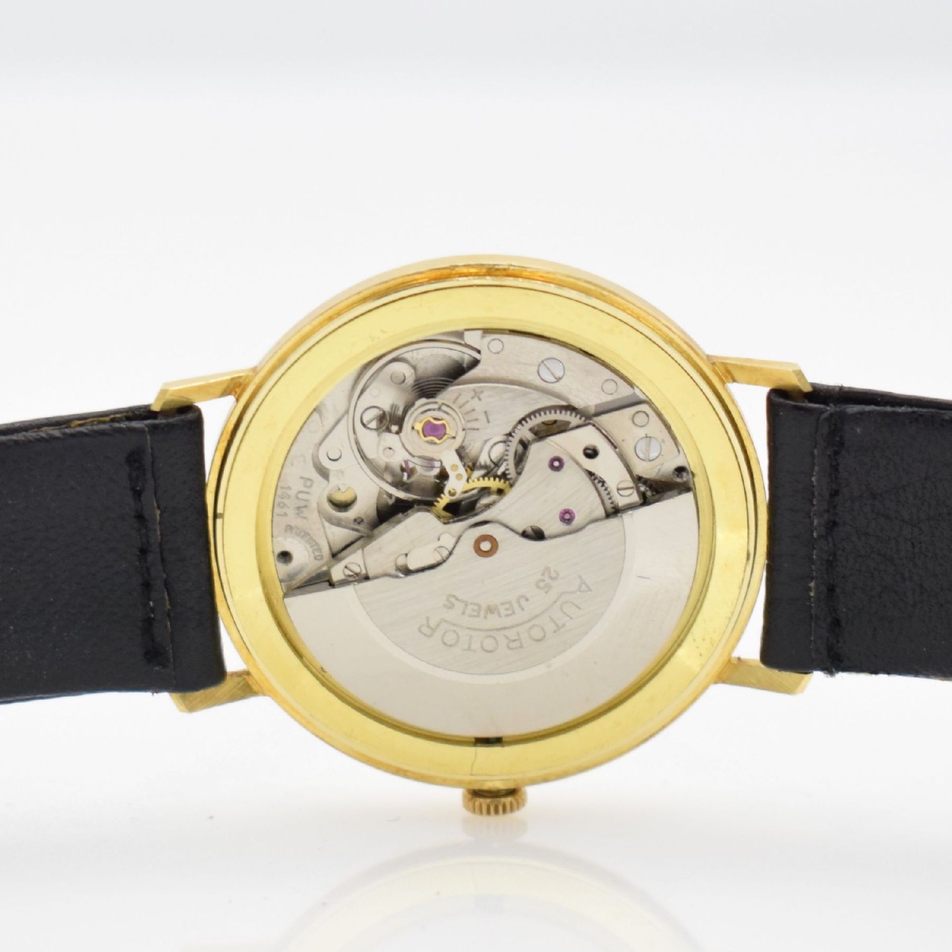 PREDIAL Herrenarmbanduhr in GG 585/000, Schweiz um 1970, - Image 7 of 7