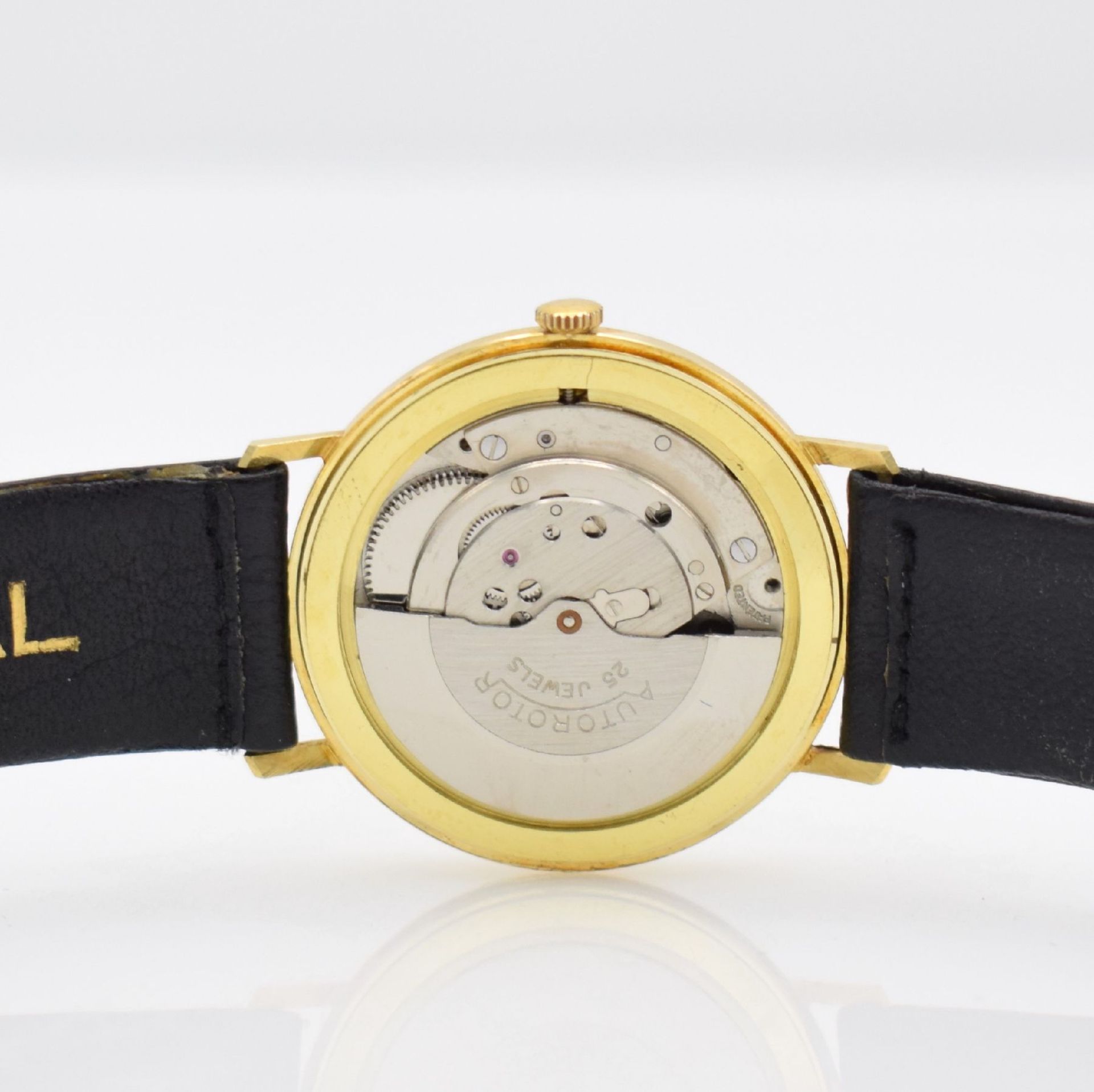 PREDIAL Herrenarmbanduhr in GG 585/000, Schweiz um 1970, - Image 6 of 7