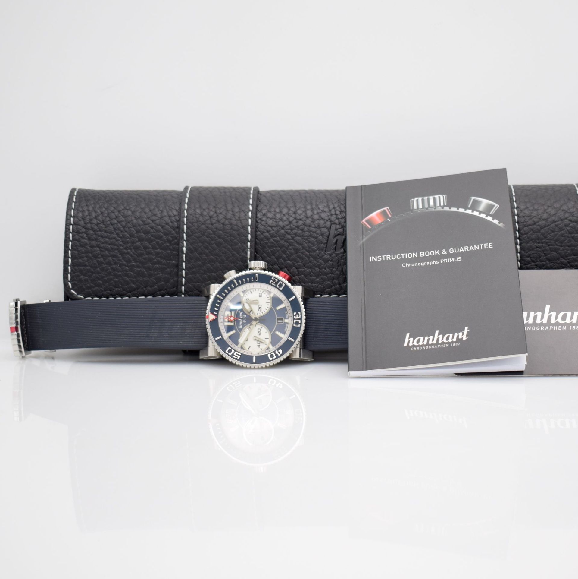 HANHART Primus Diver Herrenarmbanduhr mit Chronograph in - Image 9 of 9