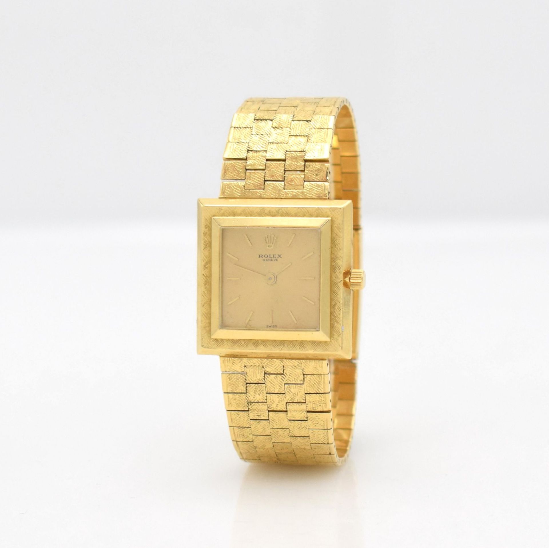 ROLEX Armbanduhr in GG 750/000 Referenz 9878, Schweiz um - Bild 3 aus 9