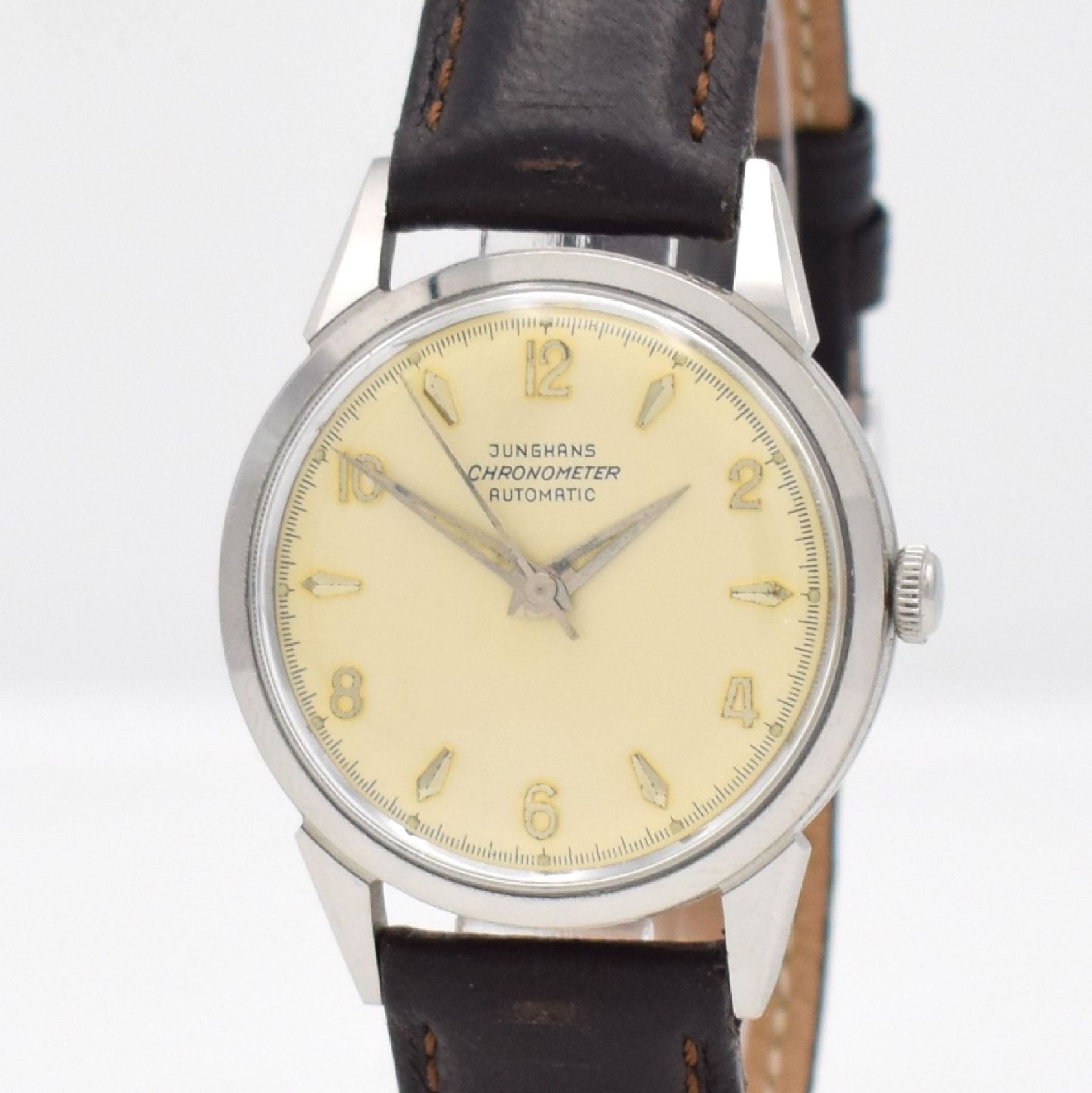 JUNGHANS Chronometer Herrenarmbanduhr, Automatik, - Image 4 of 7