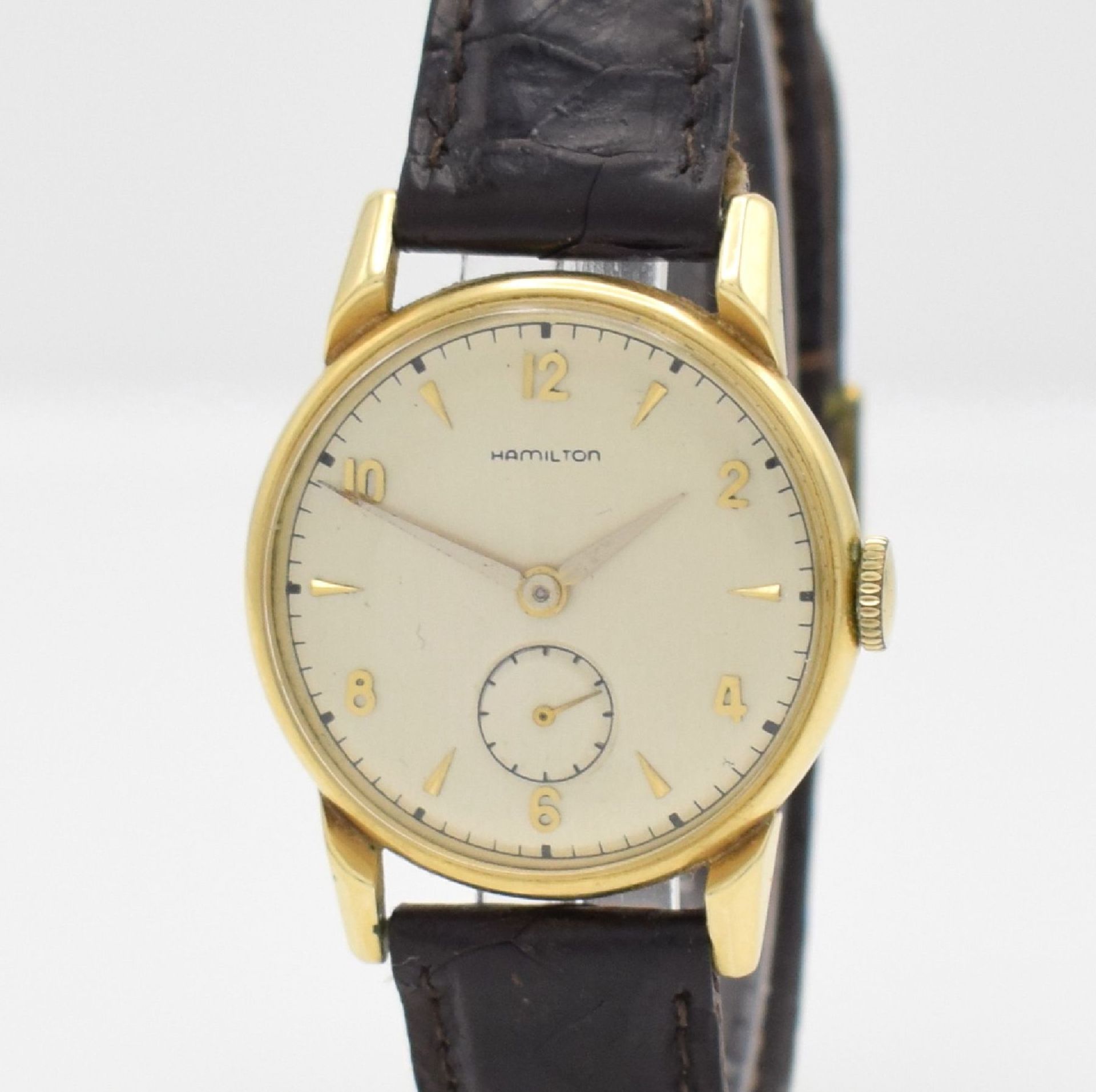 HAMILTON Armbanduhr in GG 585/000, USA um 1947, - Bild 4 aus 7