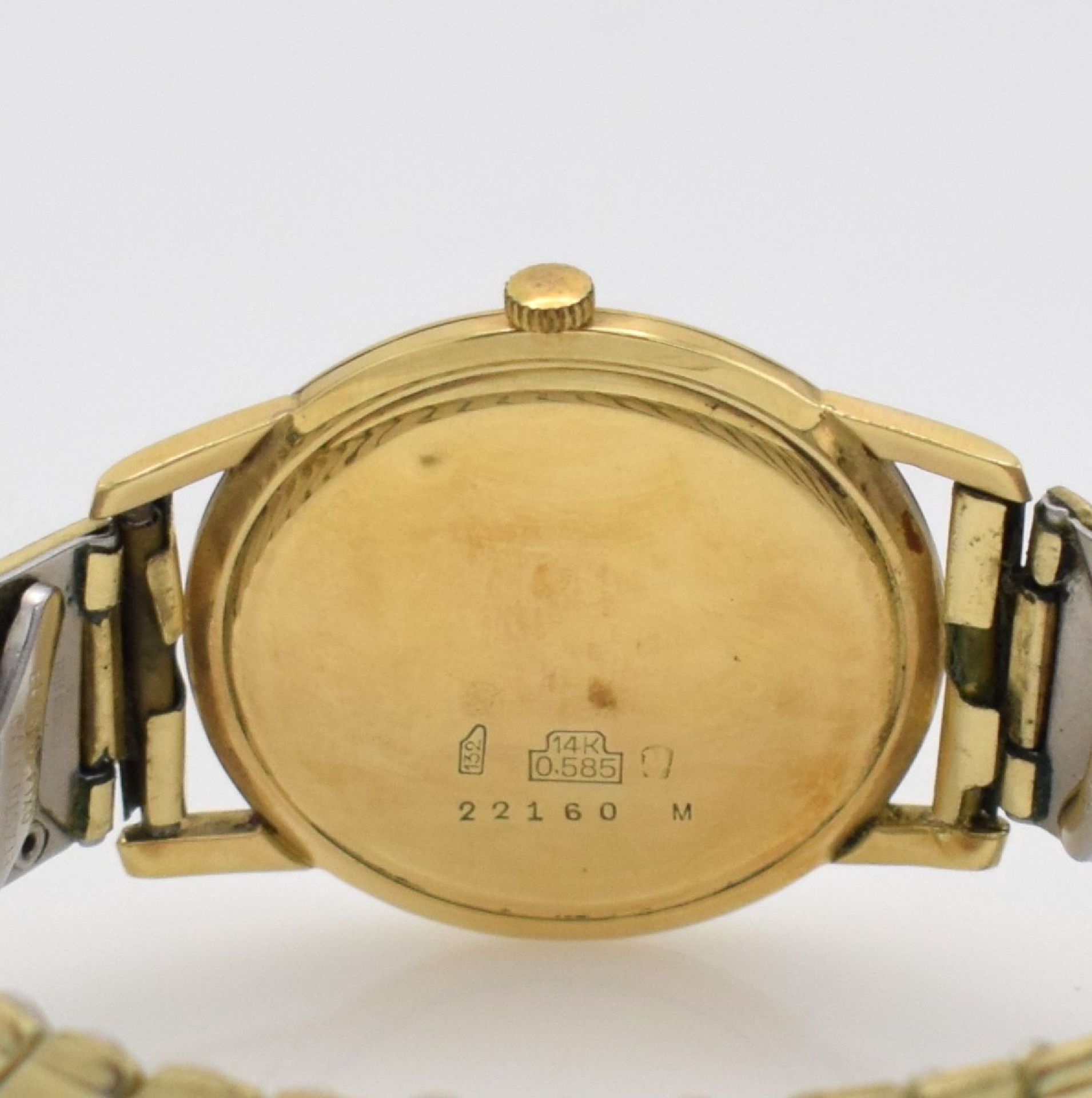 MONDIA Armbanduhr in GG 585/000, Schweiz um 1960, - Bild 5 aus 7