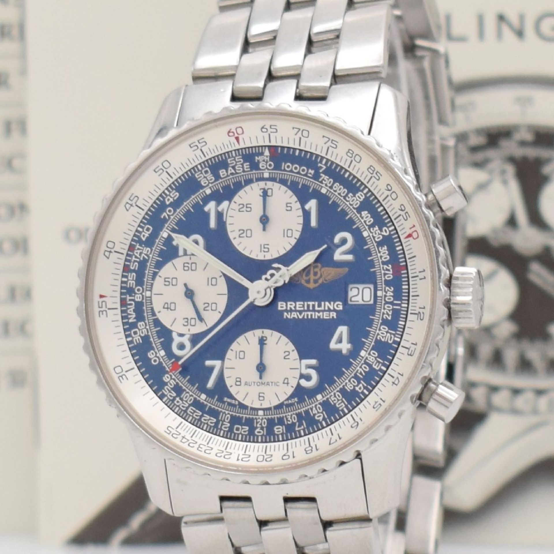 BREITLING Navitimer Herrenarmbanduhr mit Chronograph Ref. - Image 4 of 12