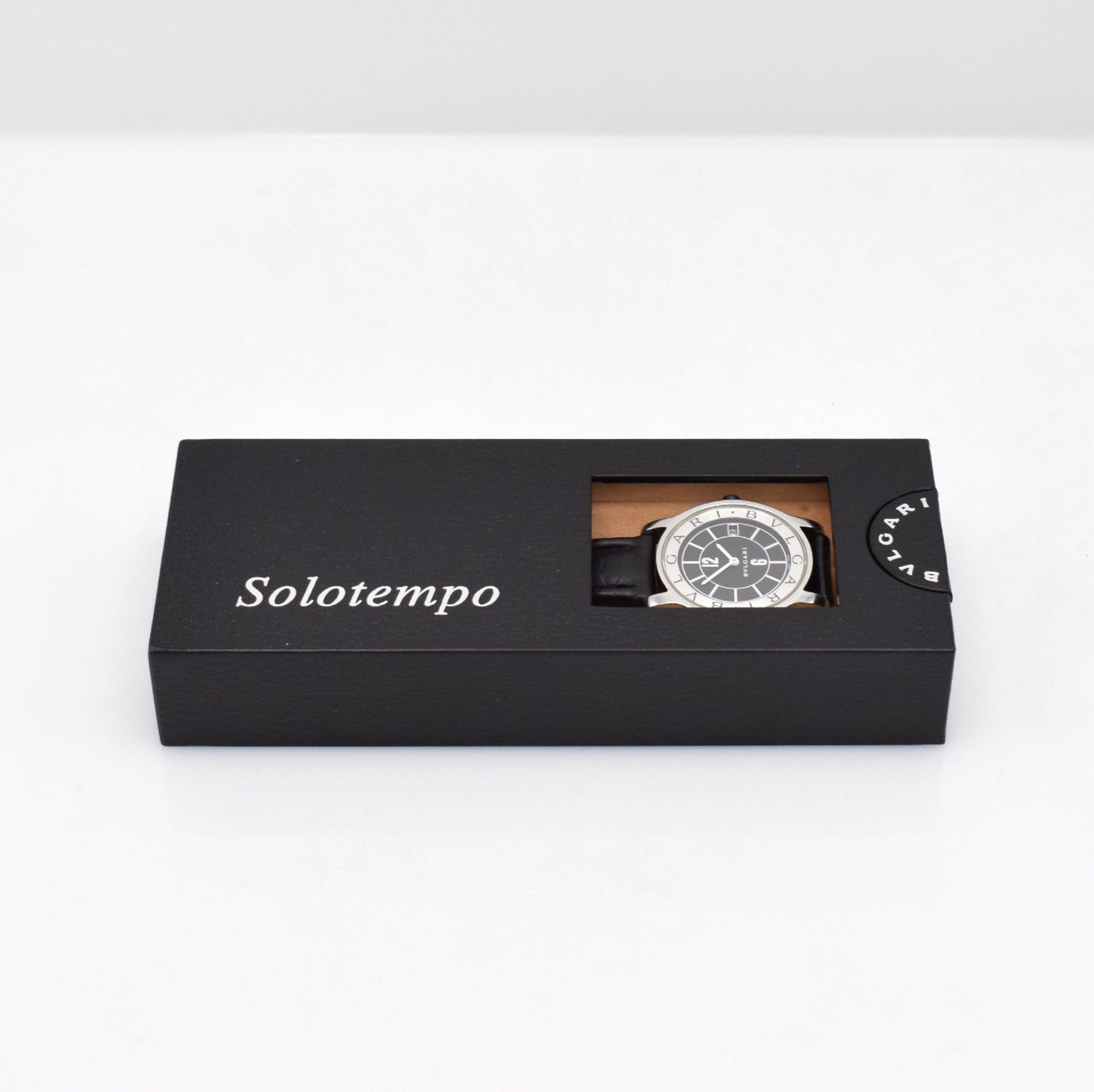 BULGARI Solotempo Armbanduhr in Edelstahl, Schweiz um - Bild 6 aus 6