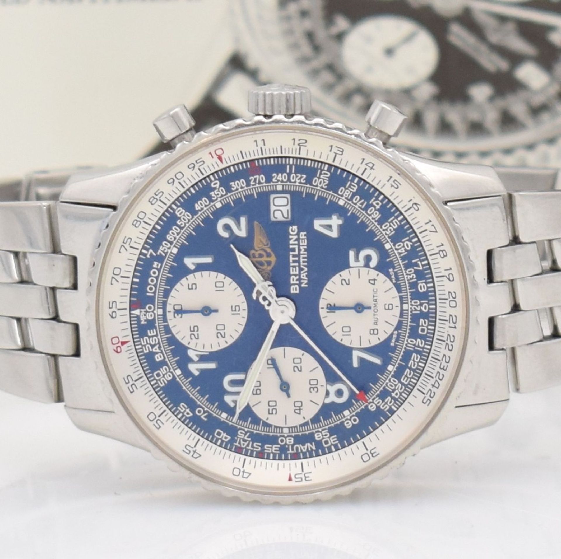 BREITLING Navitimer Herrenarmbanduhr mit Chronograph Ref. - Bild 2 aus 12