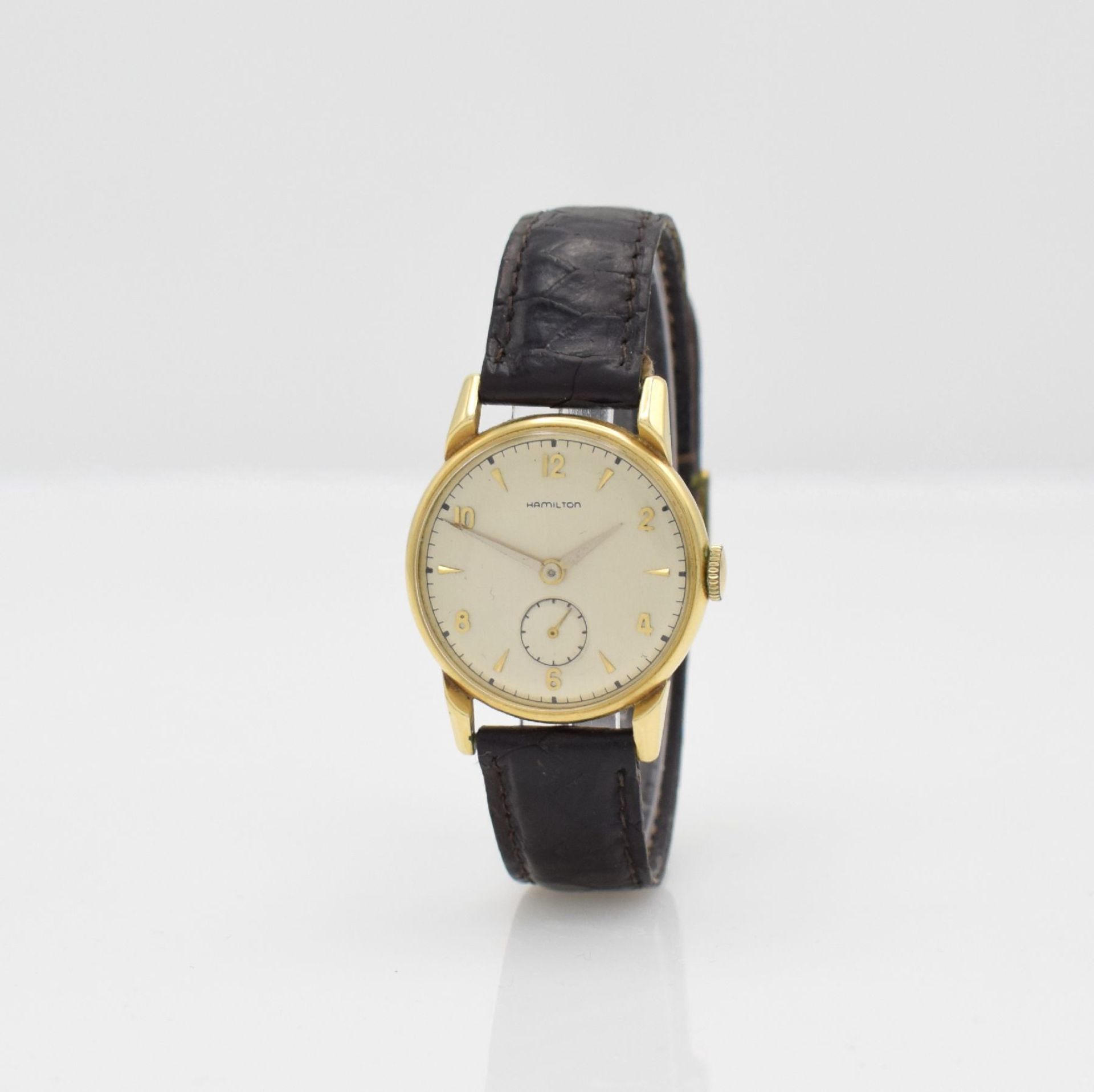 HAMILTON Armbanduhr in GG 585/000, USA um 1947, - Bild 3 aus 7