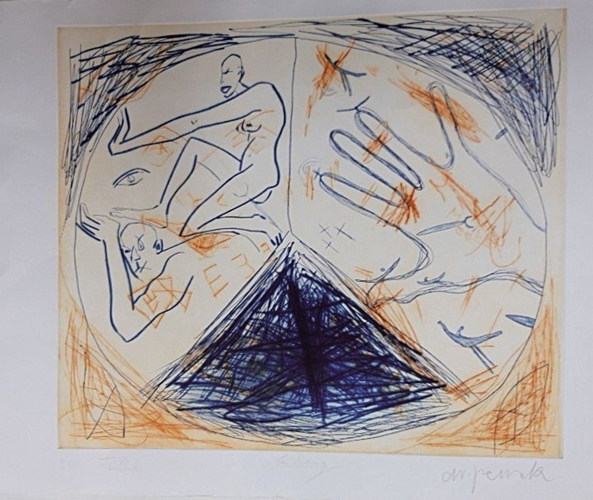 A.R. Penck, 1939 Dresden-2017 Zürich, 'Member', in - Image 2 of 2