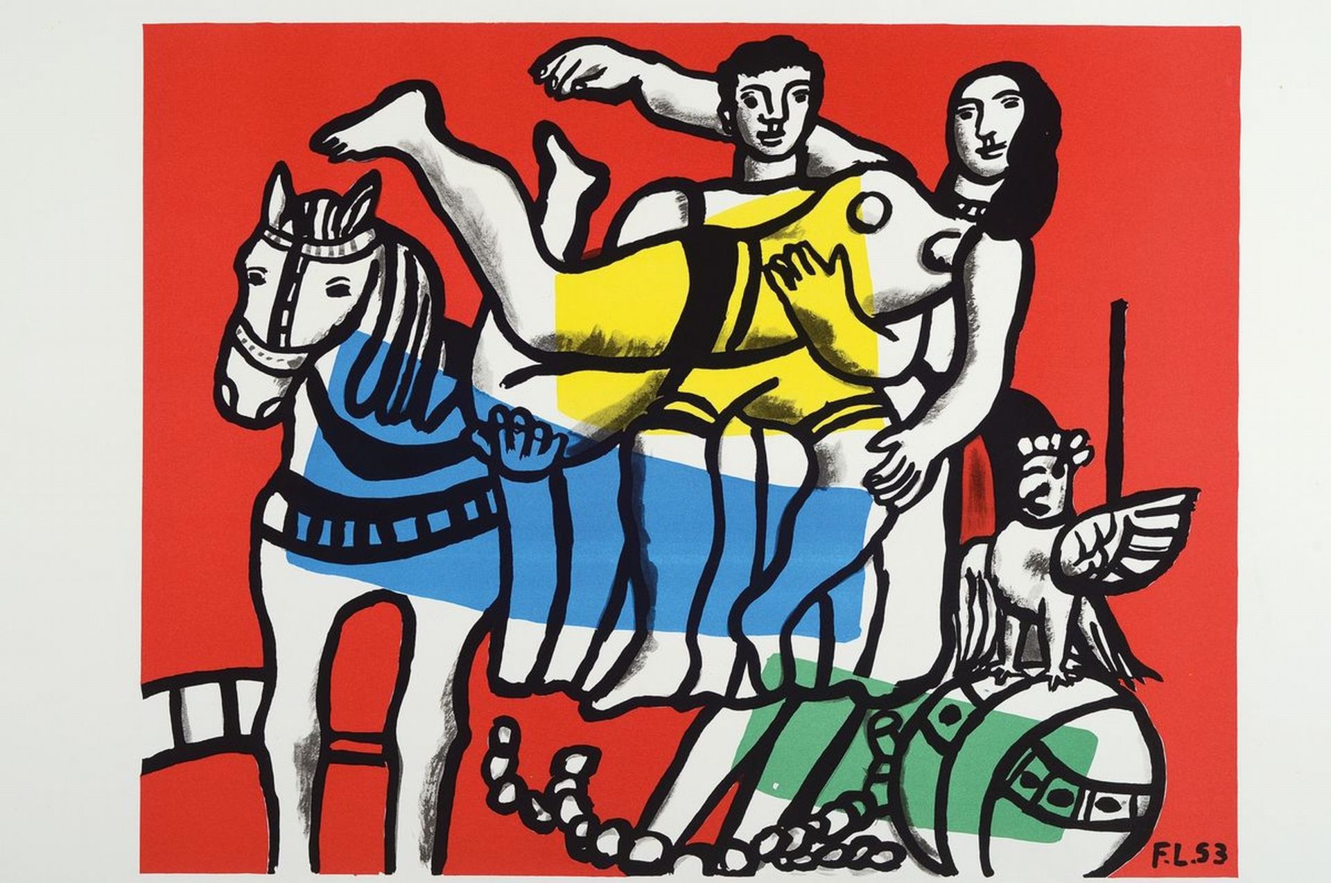 Fernand Leger, 1881-1955, zwei Farblithos Ed. Galerie - Bild 4 aus 4