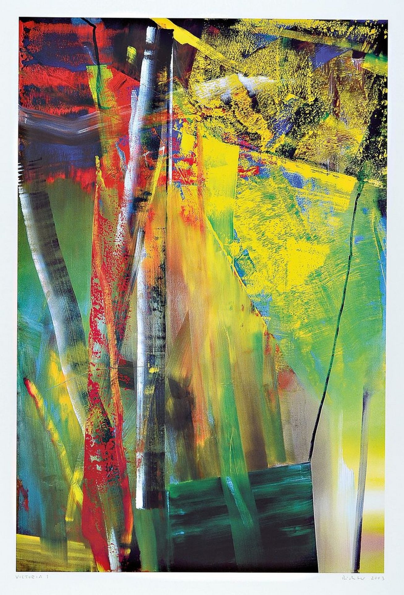 Gerhard Richter, geb. 1932, Viktoria I, Farboffset auf