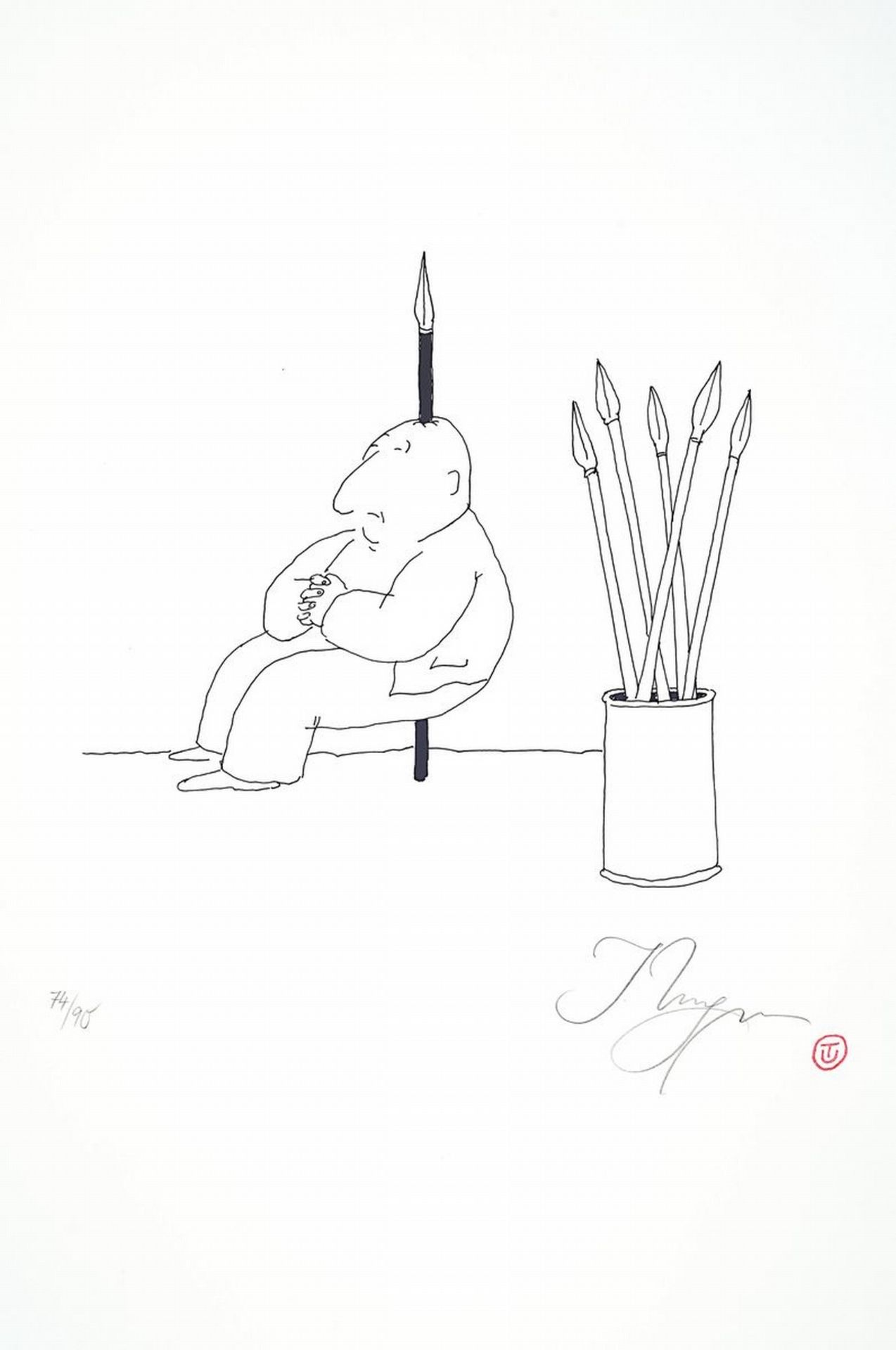 Tomi Ungerer, 1931-2019, Lithographie, handsigniert, num.