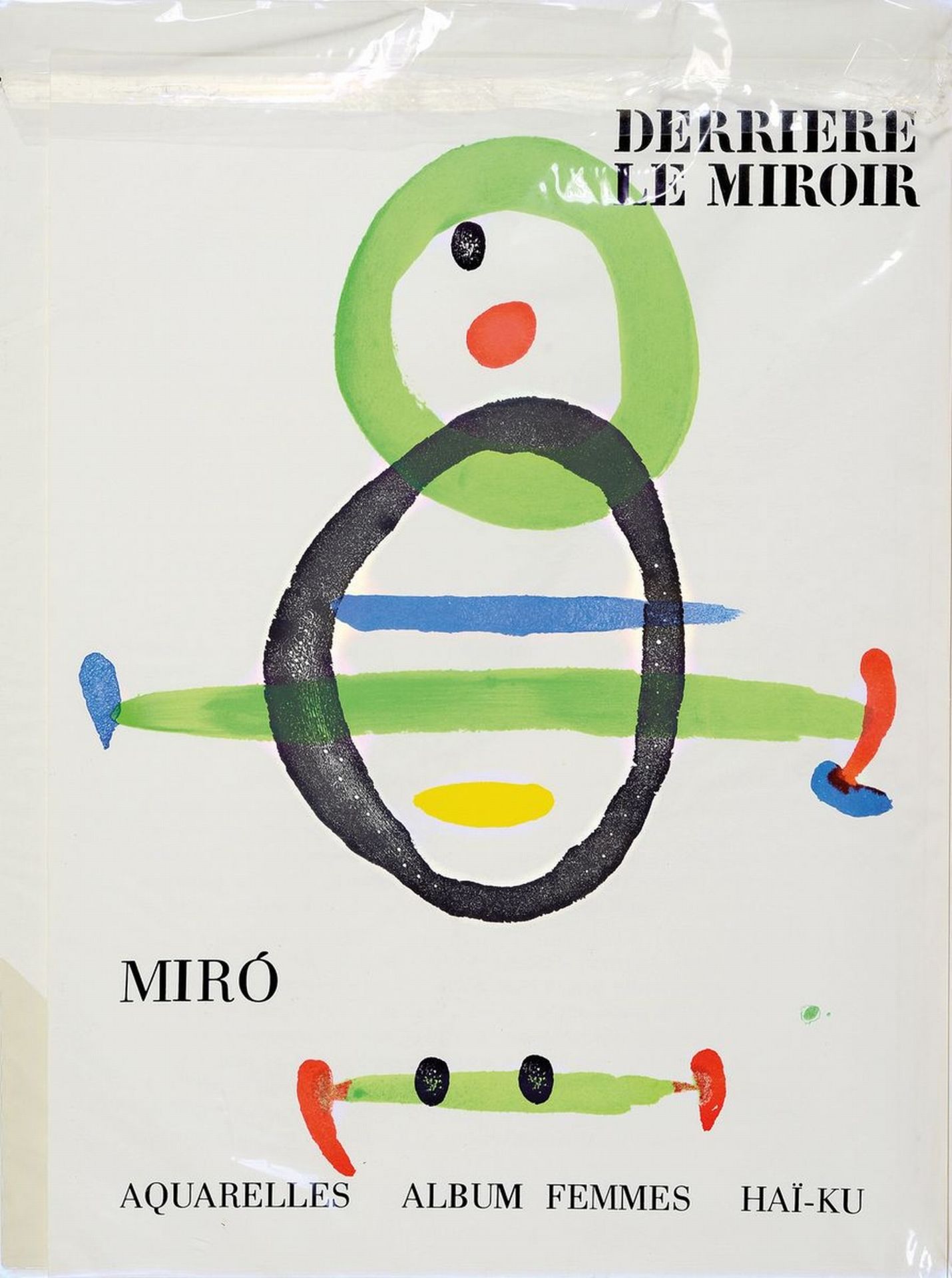 Joan Miro, 1893-1983, Farblithographie aus Derriere le