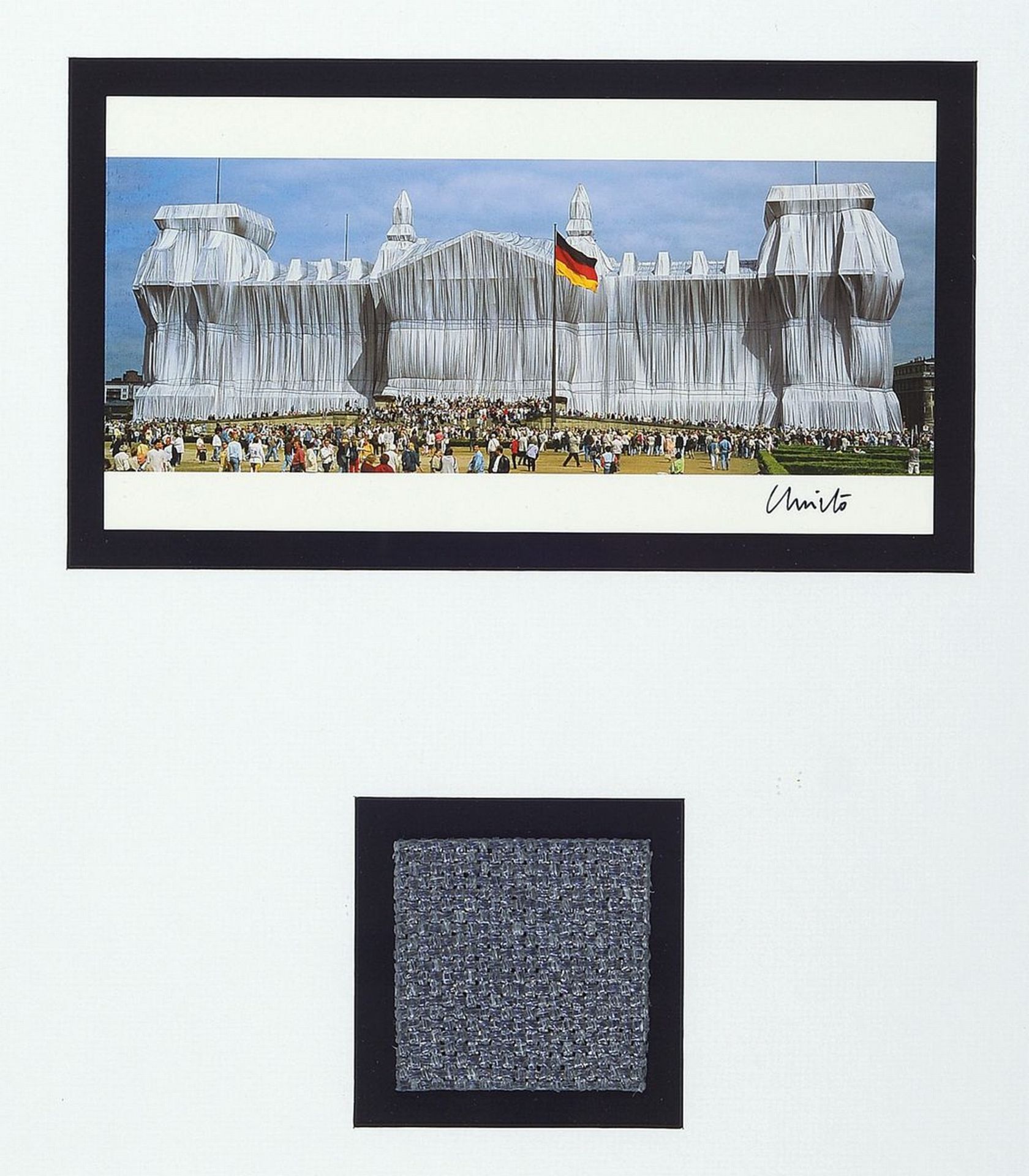 Christo, 1935-1920, 'Wrapped Reichstag', Multiple,