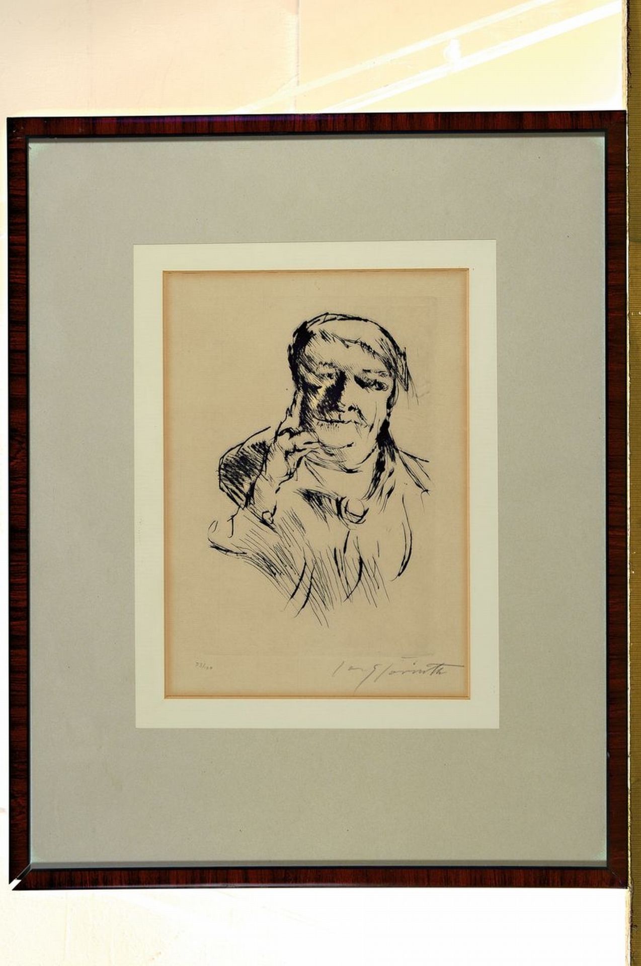 Lovis Corinth, 1858-1925, Radierung, handsigniert und - Image 3 of 4