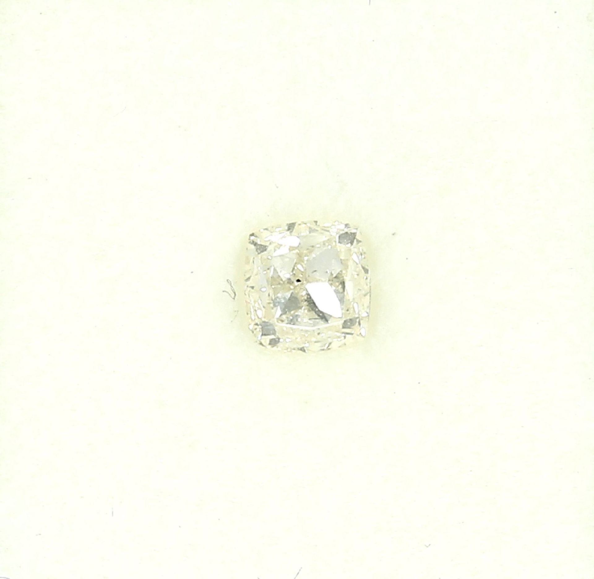 Loser Diamant, 0.52 ct get.Weiß (L)/si1, Kissenschliff,