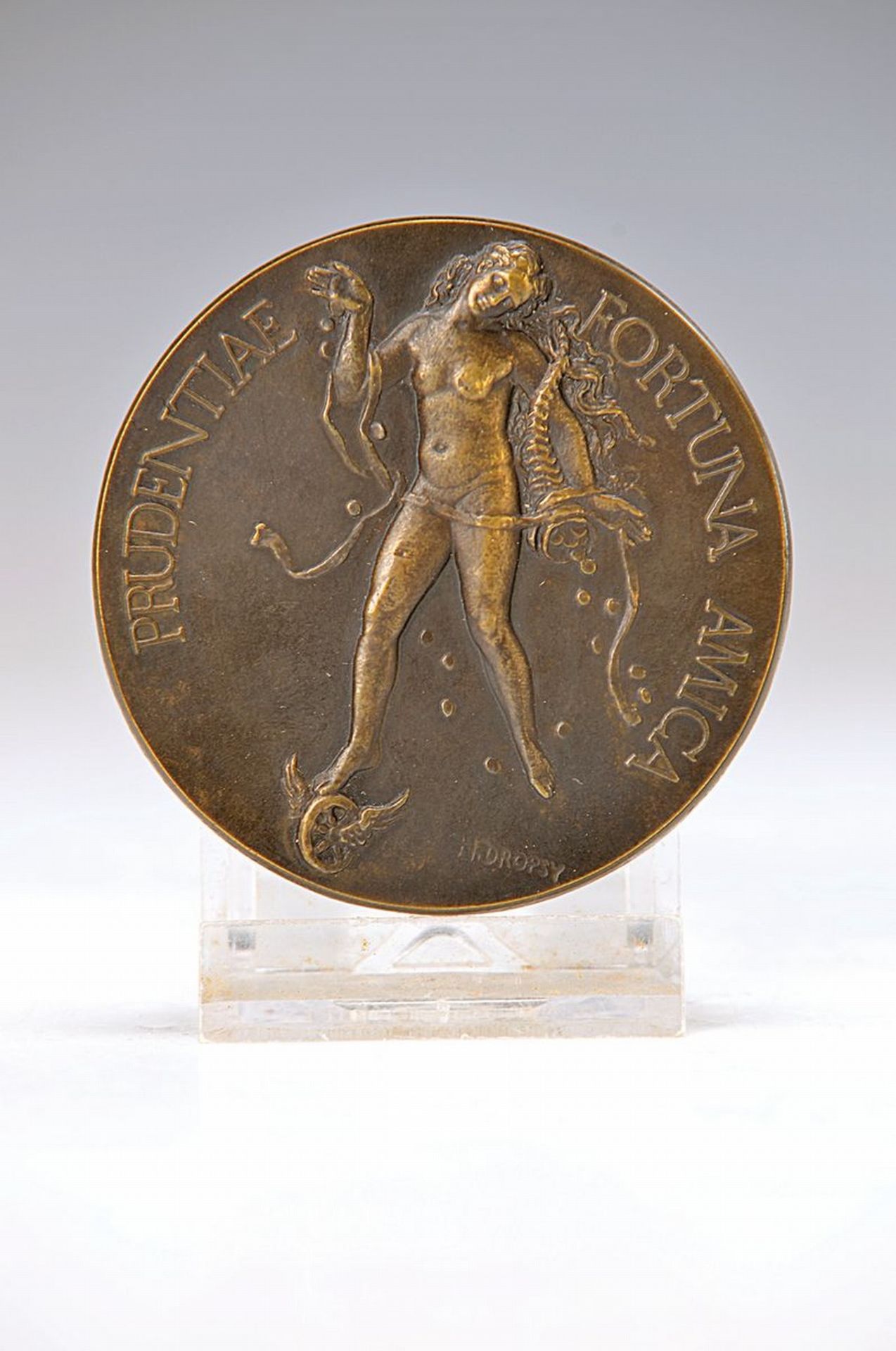 Seltene Bronzemedaille, Frankreich, um 1898-1905, reiner