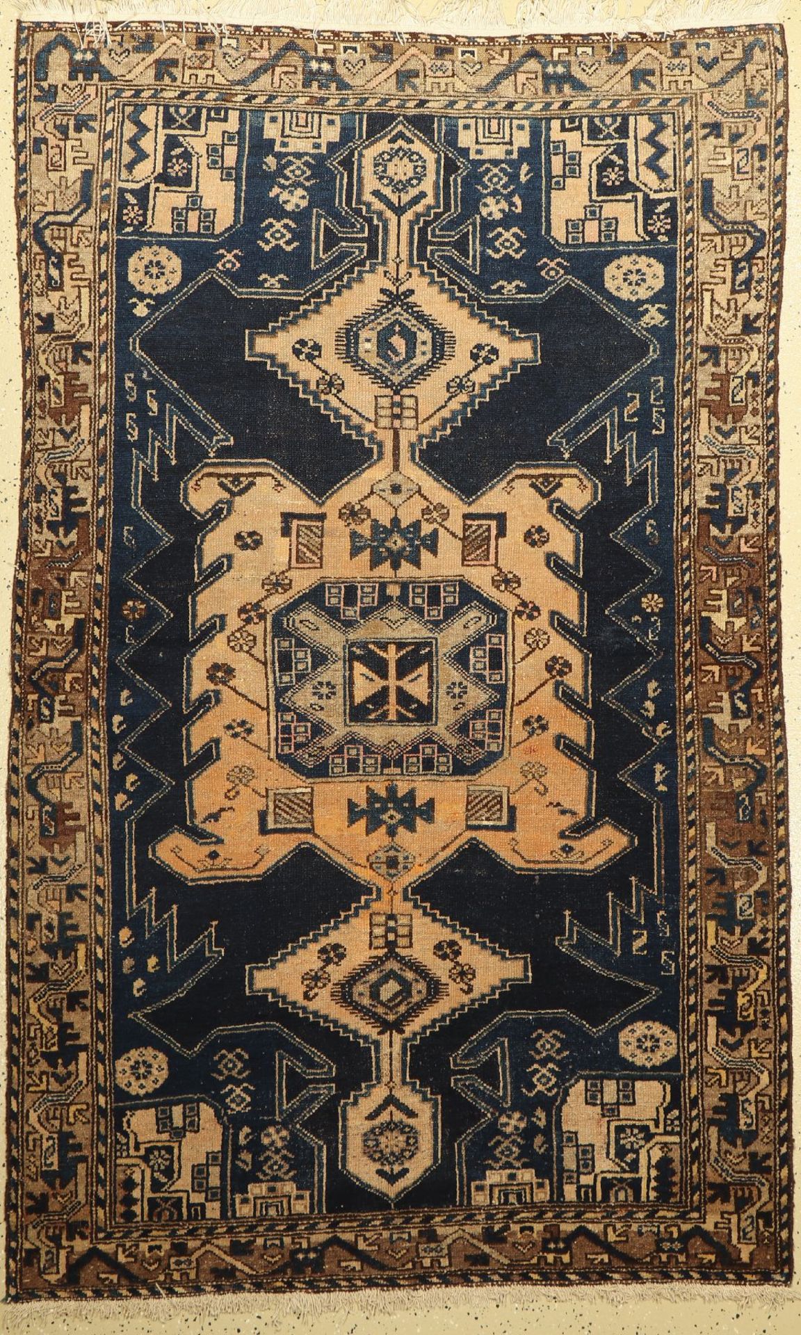 Hamadan antik, Persien, um 1920, Wolle auf Baumwolle,